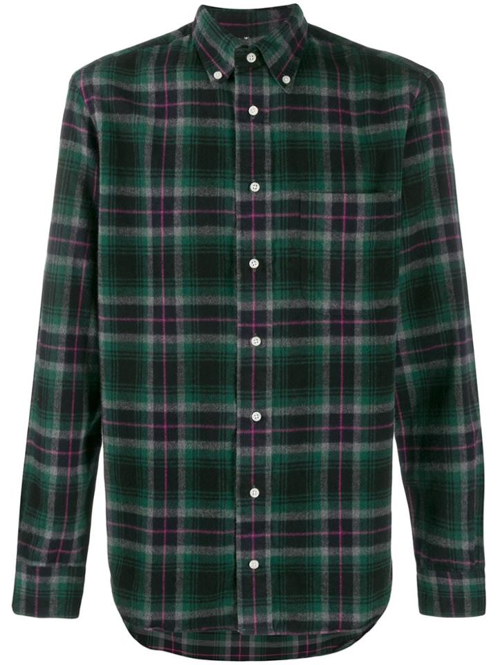 Gitman Vintage Plaid Reviewed Shirt - Green
