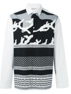 Neil Barrett Pattern Print Shirt - White