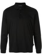 D'urban Long-sleeved Polo Shirt - Black