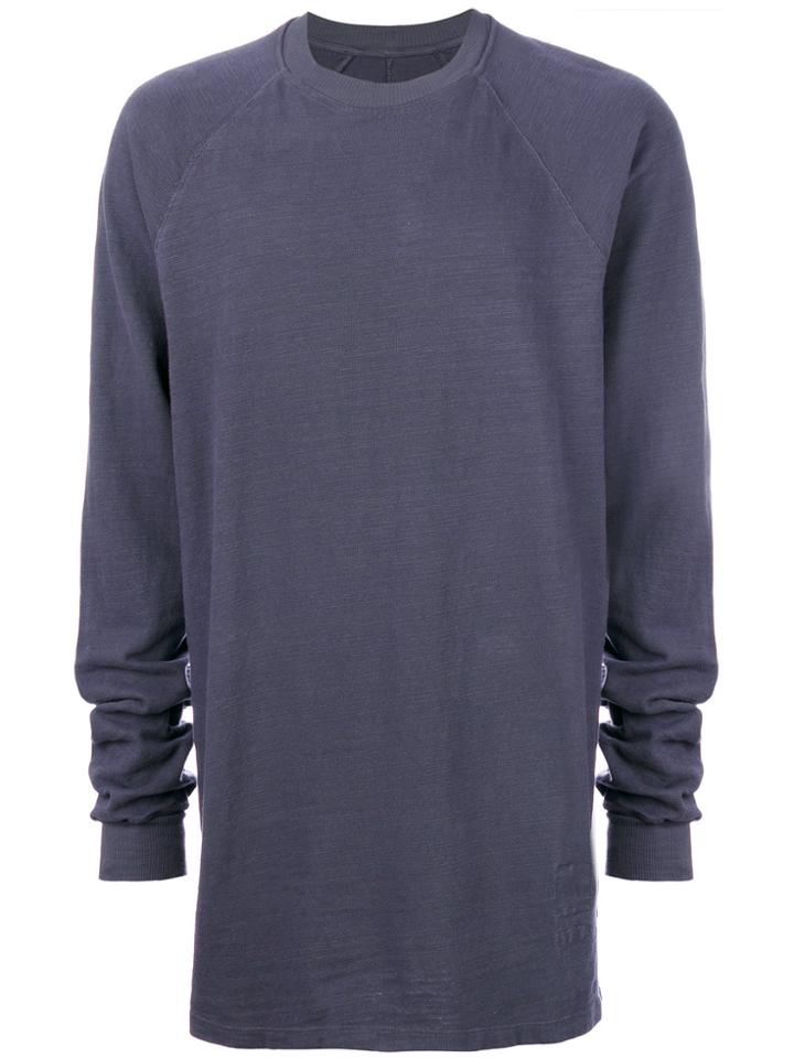 Rick Owens Drkshdw Raglan Sleeve Sweatshirt - Blue