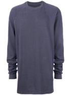 Rick Owens Drkshdw Raglan Sleeve Sweatshirt - Blue