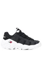 Tommy Jeans Logo Chunky Sneakers - Black