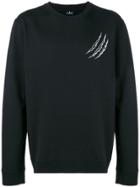 Marcelo Burlon County Of Milan Claw Scratch Embroidered Sweatshirt -