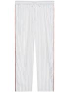 Gucci Striped Cotton Jogging Pant - White