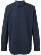 Fendi - Face Motif Shirt - Men - Cotton/polyester - 42, Blue, Cotton/polyester