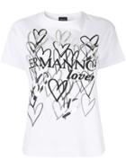 Ermanno Scervino Heart Print T-shirt - White