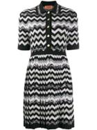 Missoni Zigzag Print Dress - Black