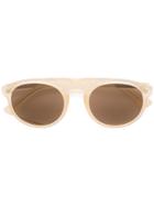 Linda Farrow Gallery Dries Van Noten '91 C11' Sunglasses - Nude &