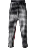 Gosha Rubchinskiy Contrast Check Print Trousers - Multicolour