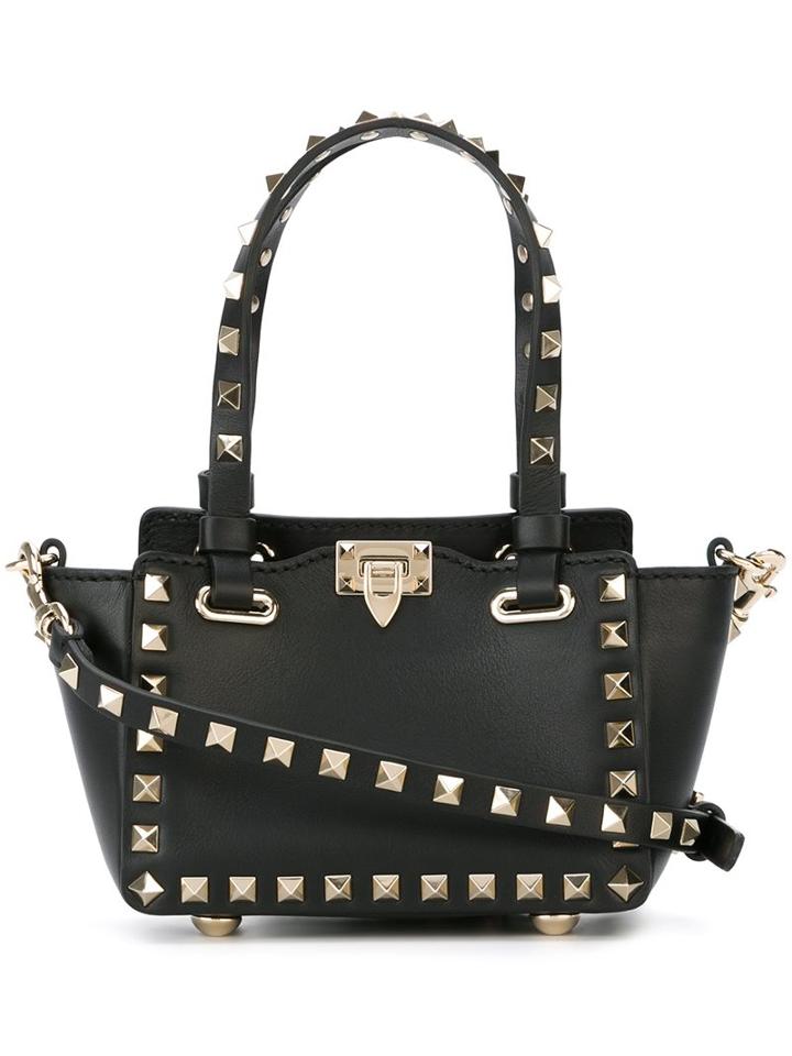 Valentino Micro 'rockstud' Trapeze Tote
