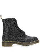 Dr. Martens 1460 Farrah Glitter Boots - Black