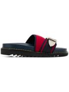 Toga Pulla Buckle Detail Sliders - Blue