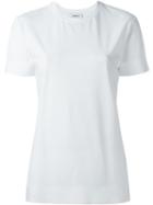 Dkny Round Neck T-shirt, Women's, Size: Xs, White, Cotton/spandex/elastane