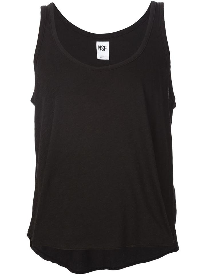 Nsf Pika Tank Top, Women's, Size: S, Black, Cotton
