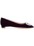 Rupert Sanderson Eclipse Loafers - Pink & Purple