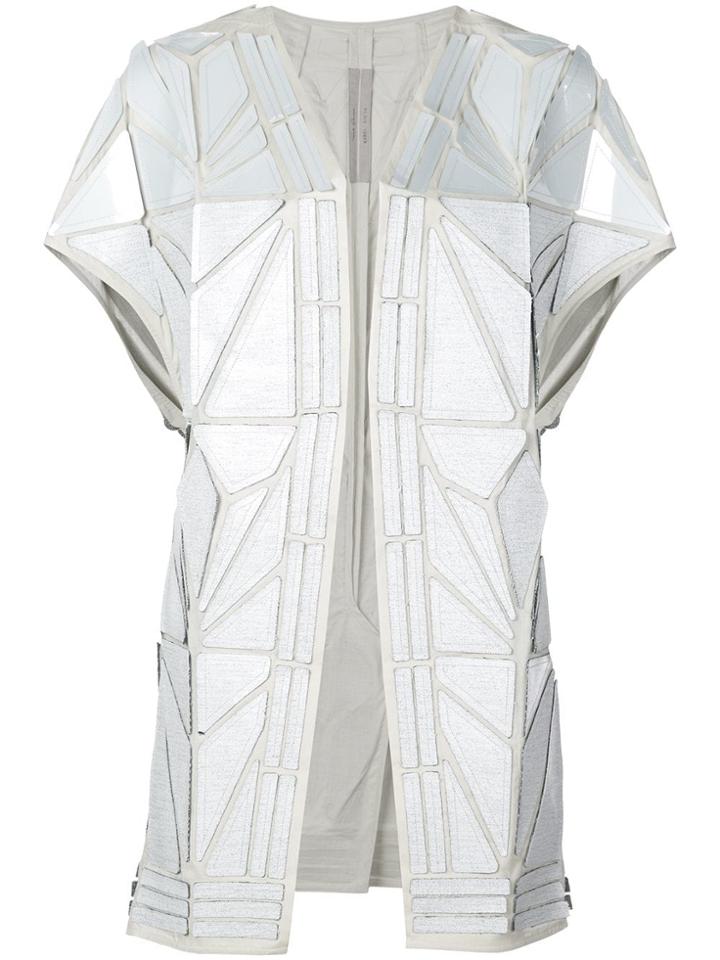 Rick Owens Whisper Short Mantle Jacket - Neutrals
