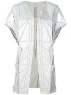 Rick Owens Whisper Short Mantle Jacket - Neutrals