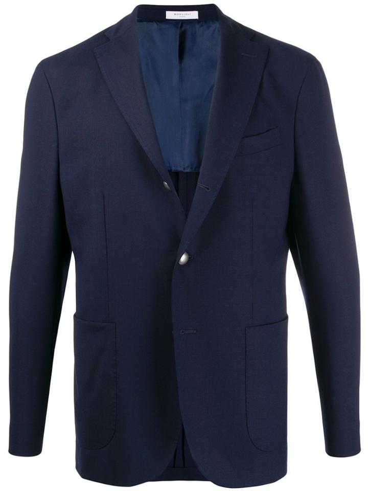 Boglioli Tailored Blazer Jacket - Blue