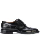 Lanvin Oxford Spazzolato Shoes - Black