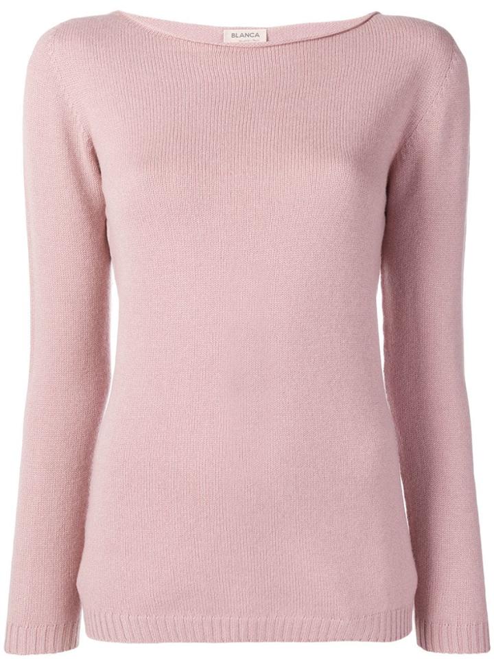 Blanca Basic Jumper - Pink