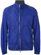 Moncler Classic Windbreaker Jacket, Men's, Size: 2, Blue, Polyamide