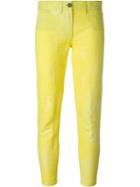 Ann Demeulemeester 'midas' Trousers, Women's, Size: 38, Yellow/orange, Cotton/linen/flax/viscose