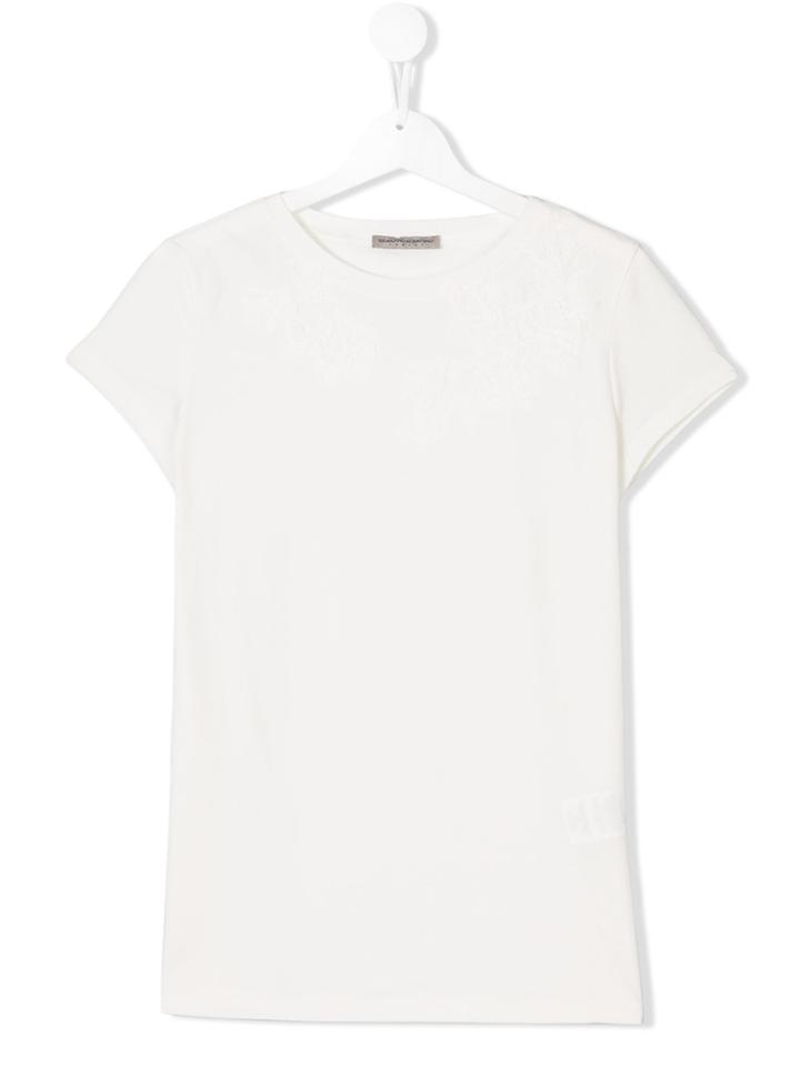 Ermanno Scervino Junior Teen Classic T-shirt - White