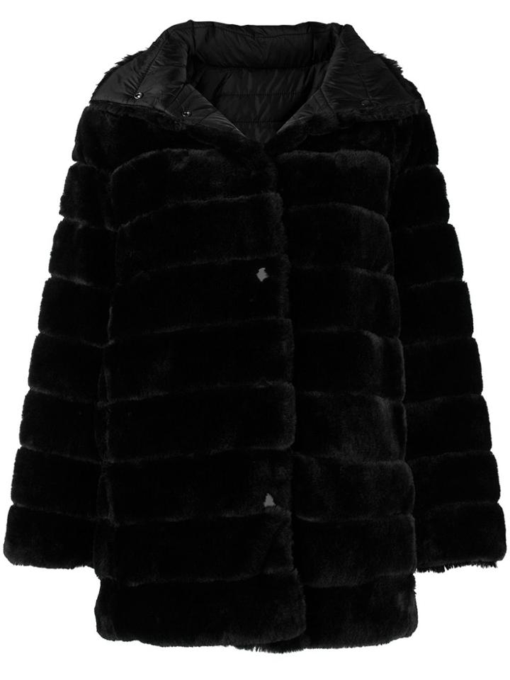 Clips Loose Fitted Jacket - Black