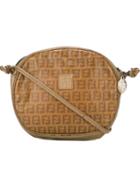 Fendi Vintage Ff Logo Shoulder Bag, Women's, Nude/neutrals