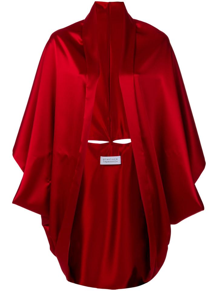 Gianluca Capannolo Loose Fit Cape Coat - Unavailable