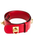 Céline Vintage Chain Belt, Women's, Size: 70, Red