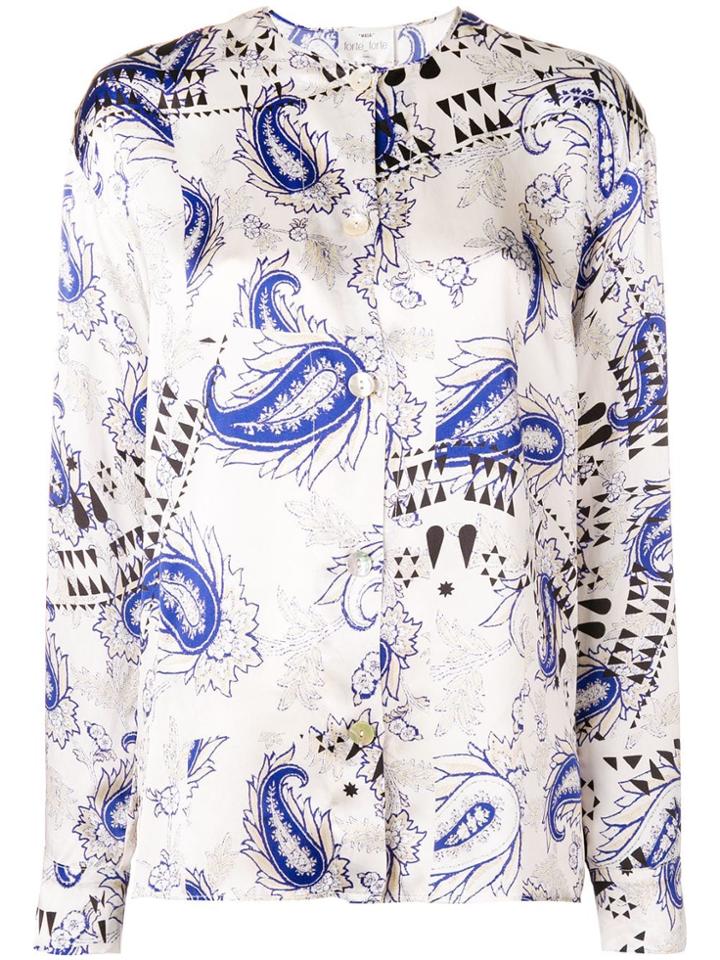 Forte Forte Paisley Pattern Blouse - Blue