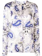 Forte Forte Paisley Pattern Blouse - Blue