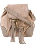 See By Chloé - Polly Shoulder Bag - Women - Cotton/calf Suede - One Size, Grey, Cotton/calf Suede