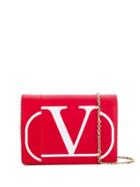 Valentino Valentino Garavani Vlogo Chain Pouch - Red