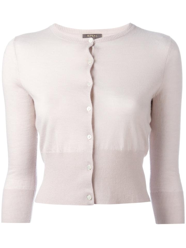 N.peal Button Up Cardigan, Women's, Size: Small, Nude/neutrals, Cashmere