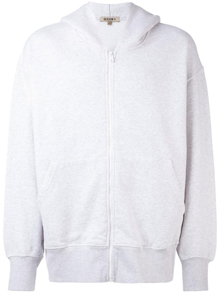 Yeezy Zip Up Hoodie - Grey