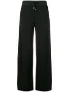 Emporio Armani Flared Track Trousers - Black