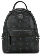 Mcm Small Stark Backpack, Black, Pvc