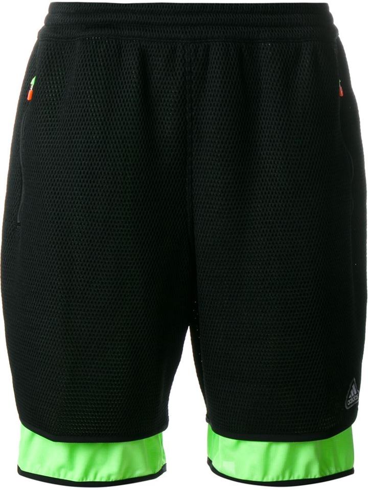 Adidas Originals Kolor X Adidas Mesh Layered Shorts