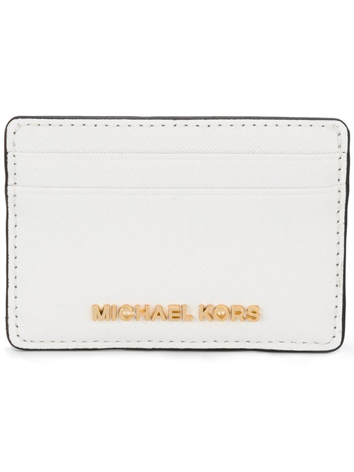 Michael Michael Kors Jet Set Travel Cardholder - White