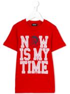 Diesel Kids - Tevek T-shirt - Kids - Cotton - 3 Yrs, Red