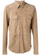 Desa 1972 Chest Pocket Shirt, Men's, Size: 50, Nude/neutrals, Suede