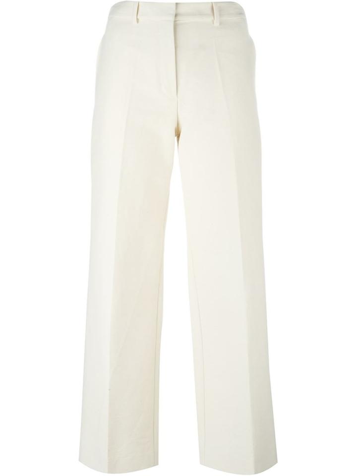 Ports 1961 Wide Leg Trousers, Women's, Size: 40, Nude/neutrals, Cotton