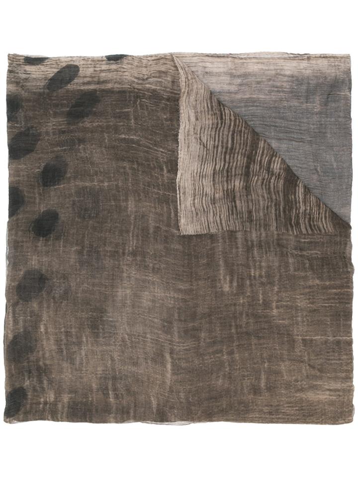 Uma Wang Tie Dye Scarf - Grey