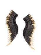 Mignonne Gavigan Long Wings Beaded Earrings - Black