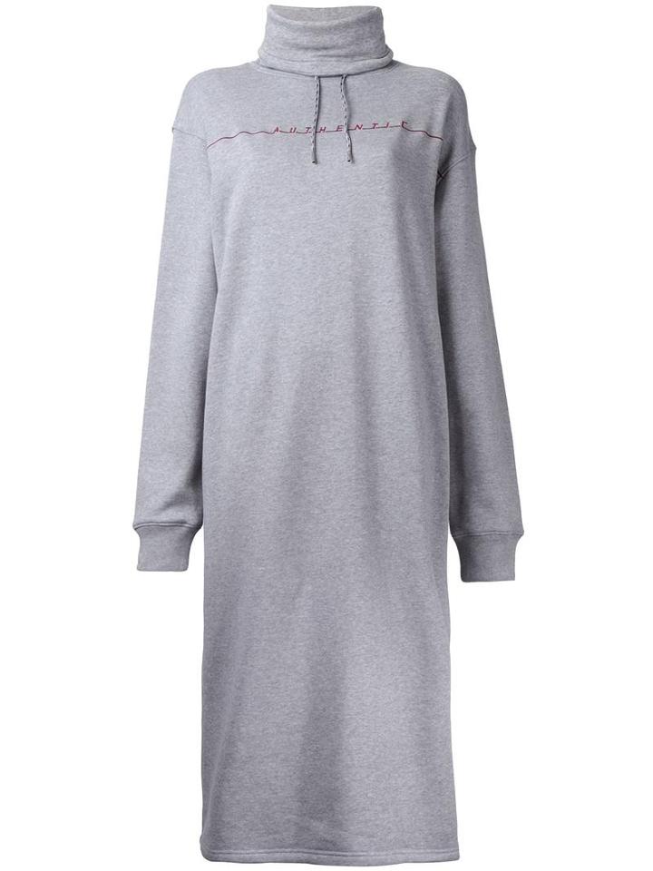 G.v.g.v. Authentic Sweat Dress, Women's, Size: Xs, Grey, Cotton