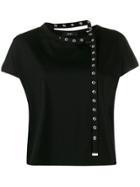 Diesel Eyelet Strap Boxy T-shirt - Black