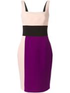 Fausto Puglisi Fitted Colour-block Dress