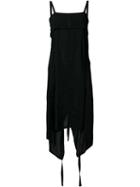 Ann Demeulemeester Asymmetric Slip Dress, Women's, Size: 36, Black, Rayon